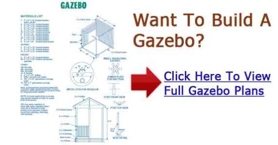 Step by Step Gazebo Plans